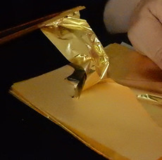 金彩工芸 Gold leafing art
