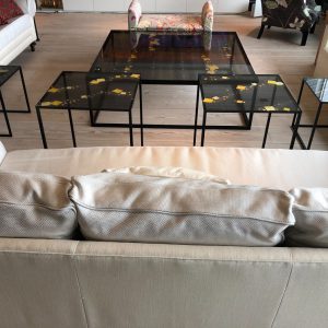 金彩のテーブル天板